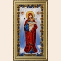 Набор для вышивания бисером КАРТИНЫ БИСЕРОМ "Икона Божией Матери «Благодатное Небо" 
